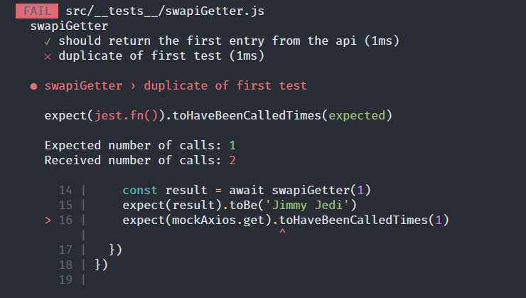 Mock multiple tests without clearing